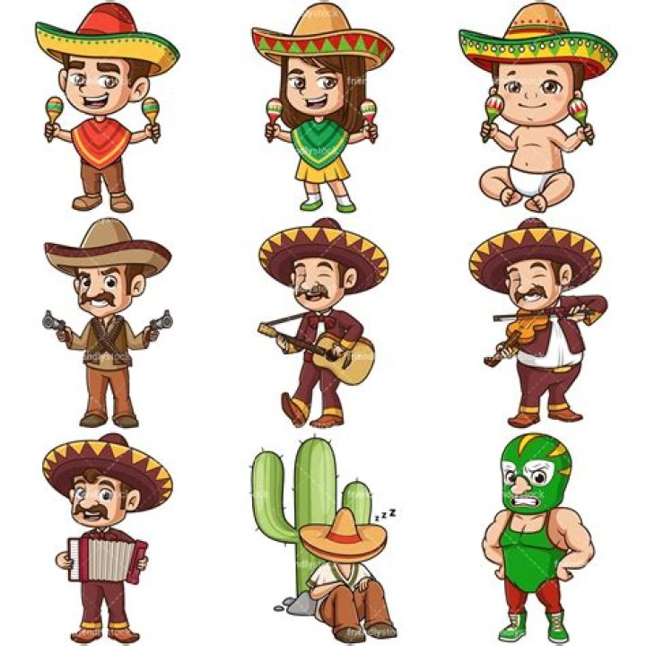 Cartoon Mexican Characters