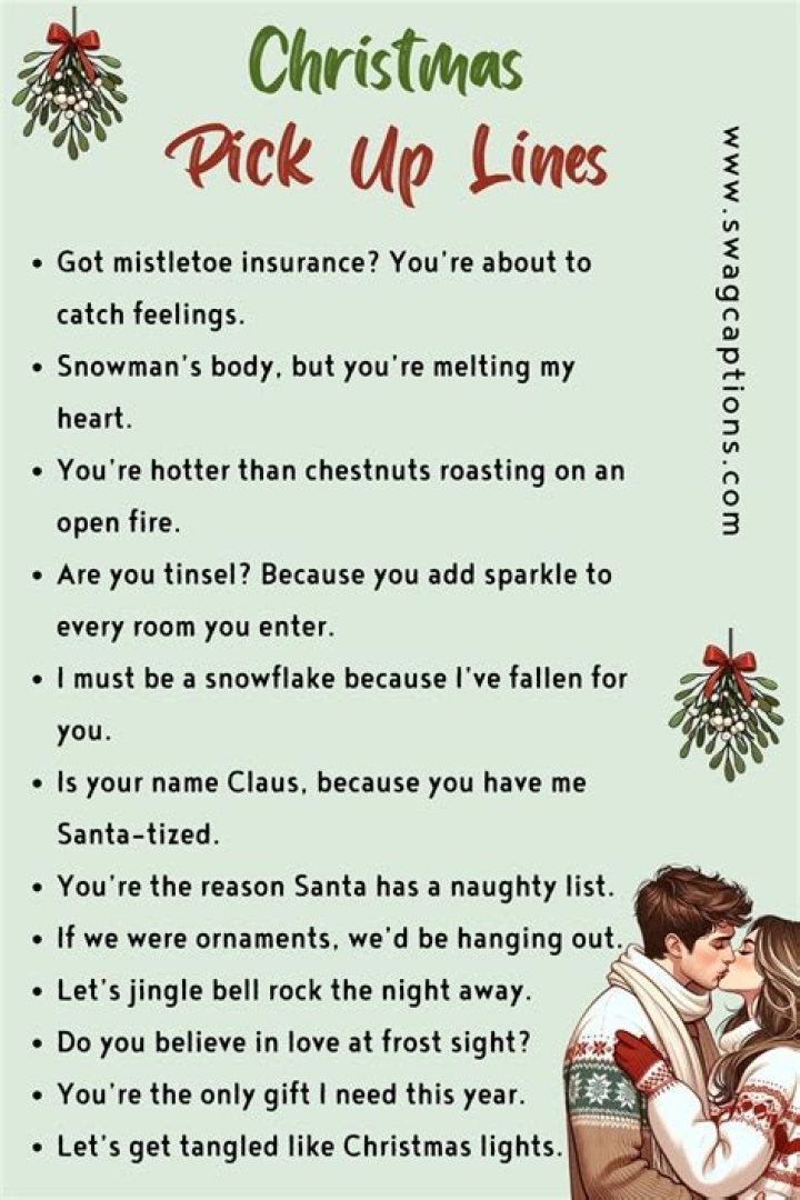 Christmas Pickup Lines