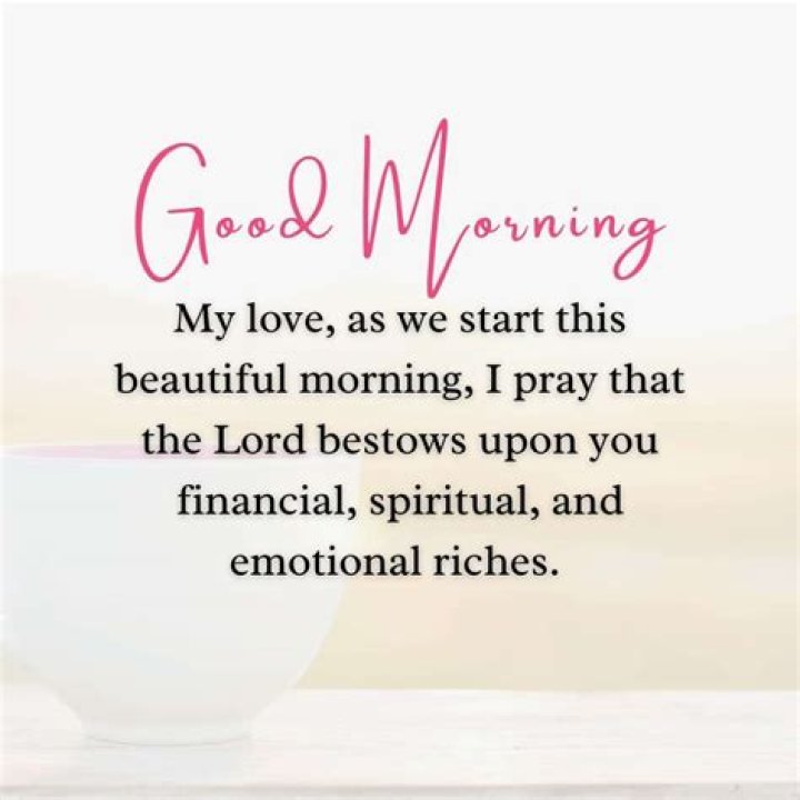 Good Morning Prayer For Him