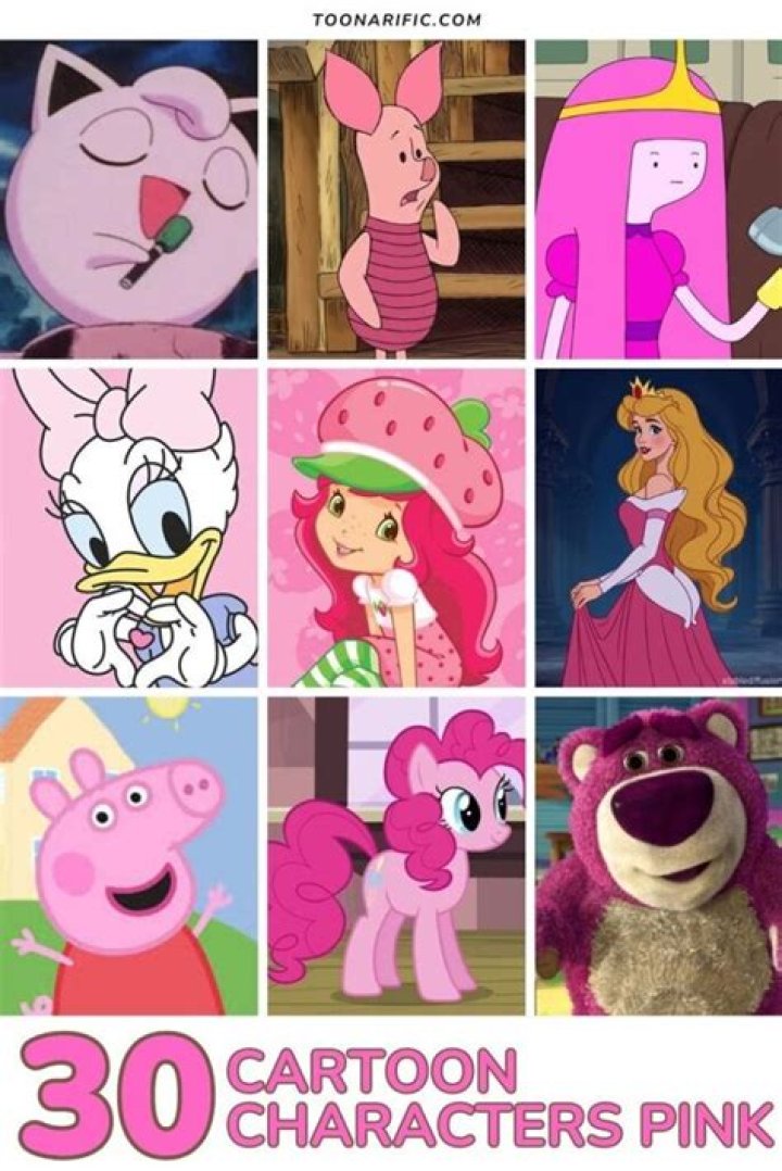 Iconic Pink Characters