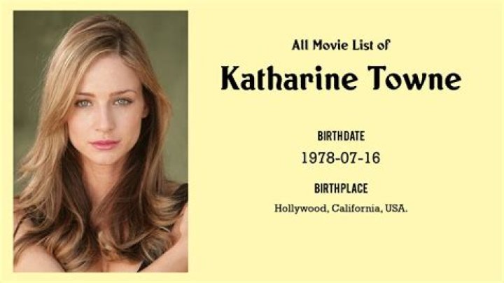 Katharine Towne Actress Movies