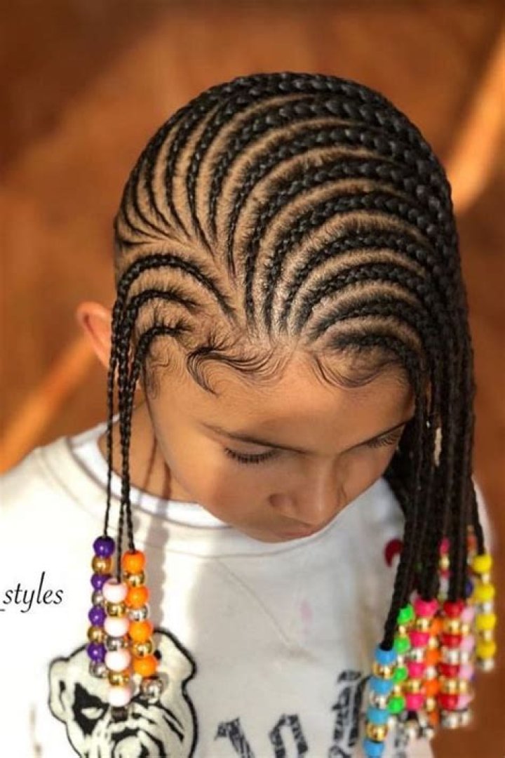 Kiddies Hairstyles With Beads