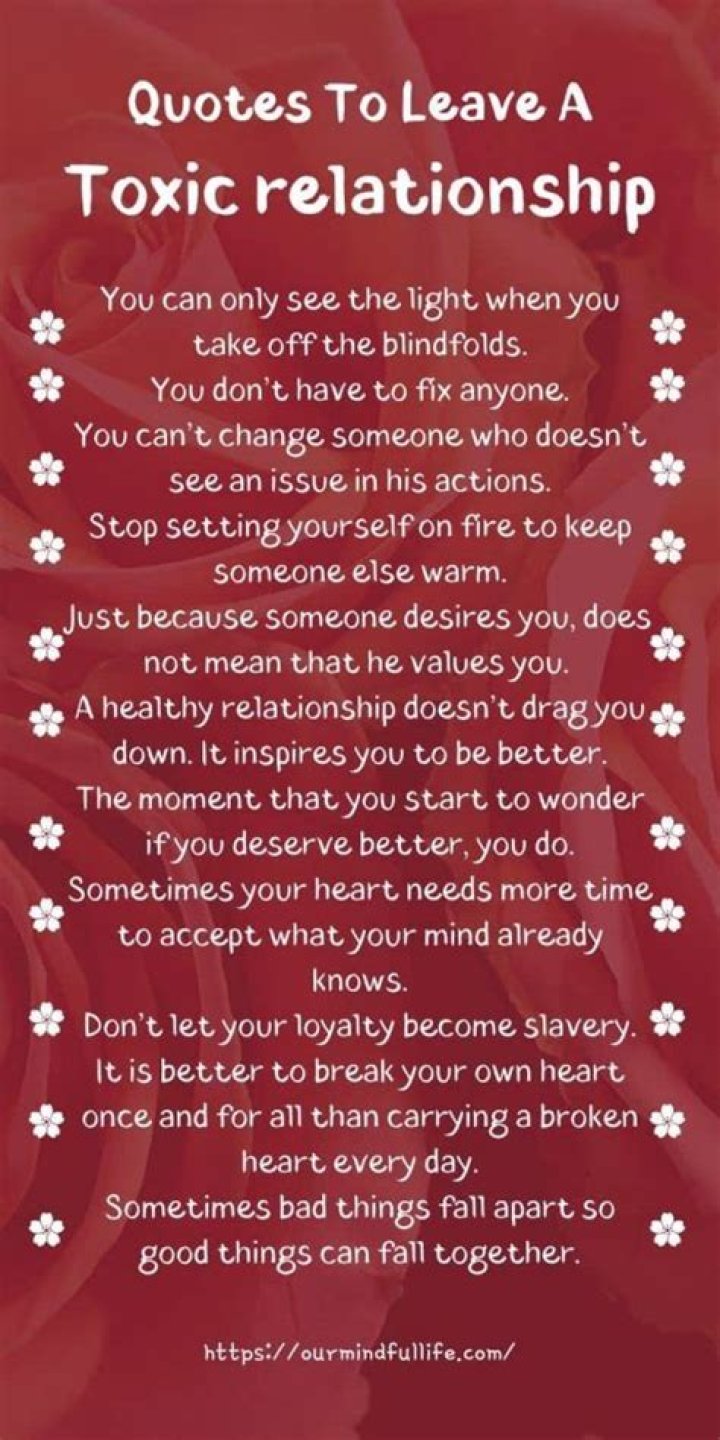 Leaving Toxic Relationships Quotes
