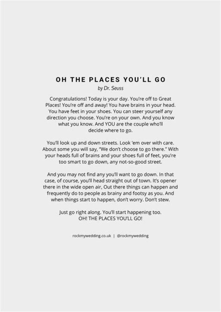 Quotes From Oh The Places You'll Go