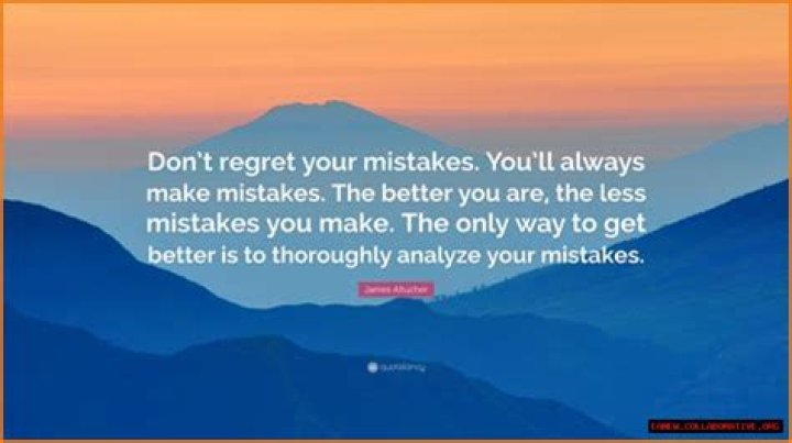 Regretting Mistakes Quotes